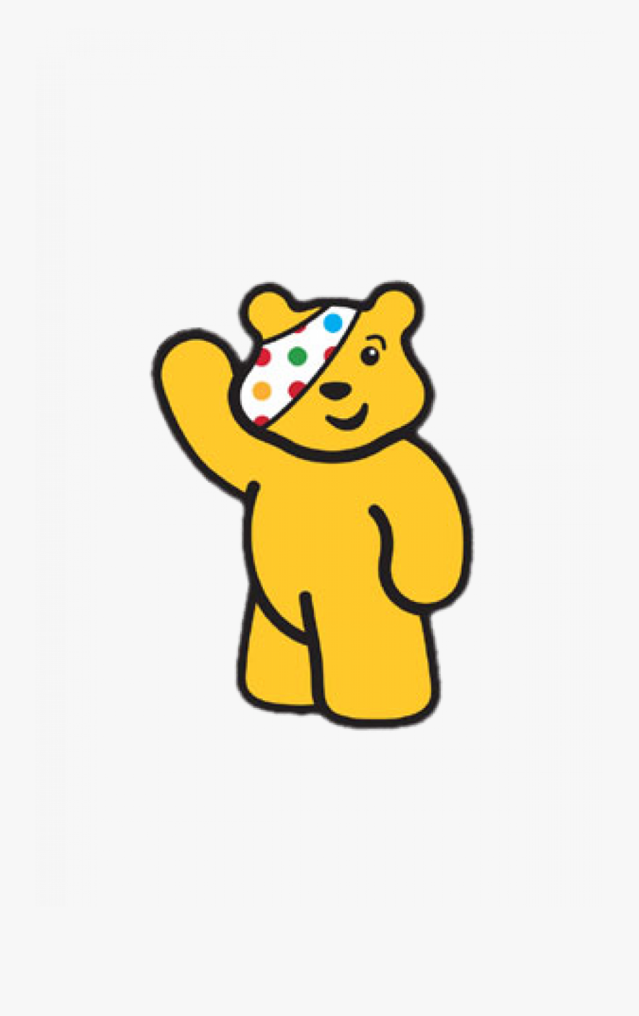 Children In Need Bear, Transparent Clipart