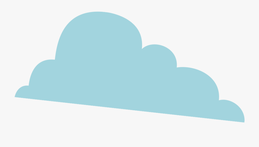 Left Cloud Layer - Heart, Transparent Clipart