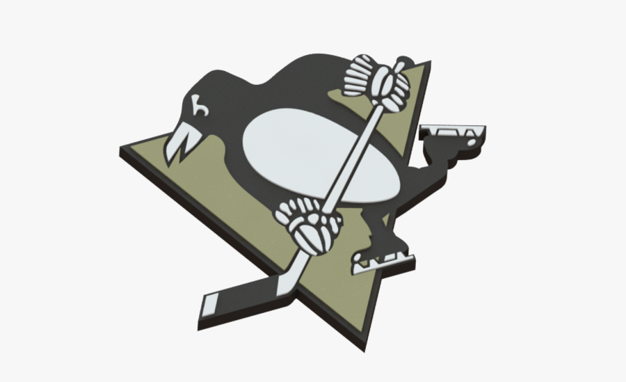 Pittsburgh Penguins Logo 3d, Transparent Clipart