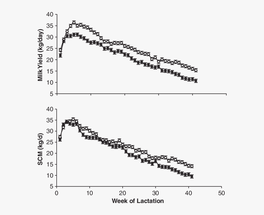 Effect Of Strain Of Holstein Friesian On Milk Yield - Plot, Transparent Clipart