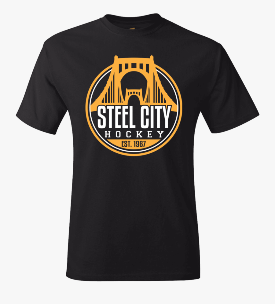 Fan Apparel Penguins Steel City Hockey Black T Shirt"
 - Girl Scout Troop Leader Shirt Design, Transparent Clipart