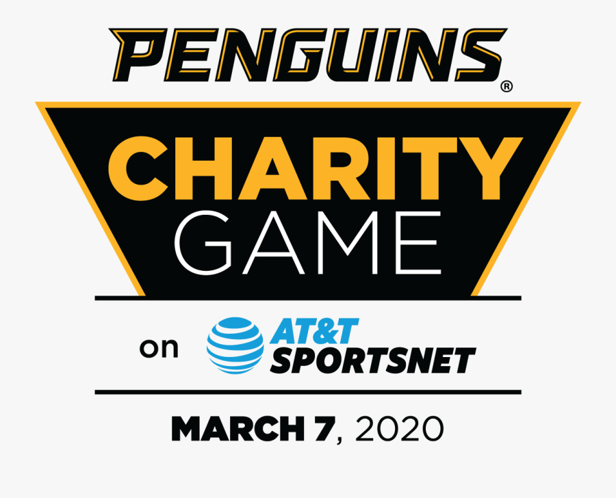 Penguins Charity Game On At&t Sportsnet - Pittsburgh Penguins, Transparent Clipart