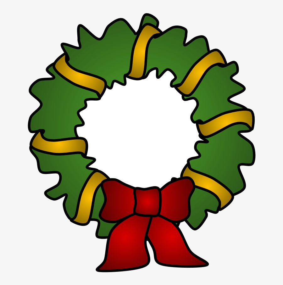 Wreath, Gold Tinsel, Png - Circle, Transparent Clipart