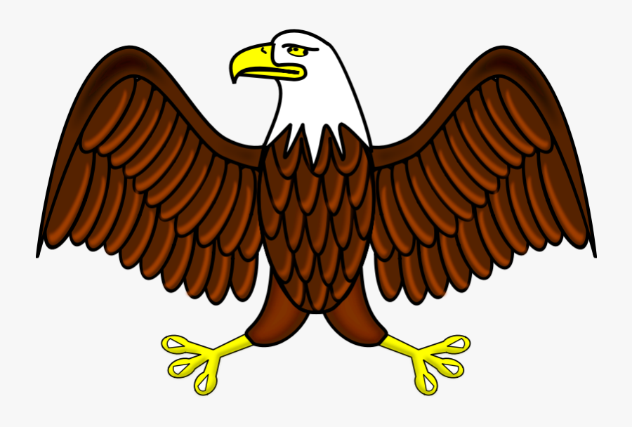 Clip Art Patriotic Eagle Clip Art - Aguila Dibujo A Color, Transparent Clipart