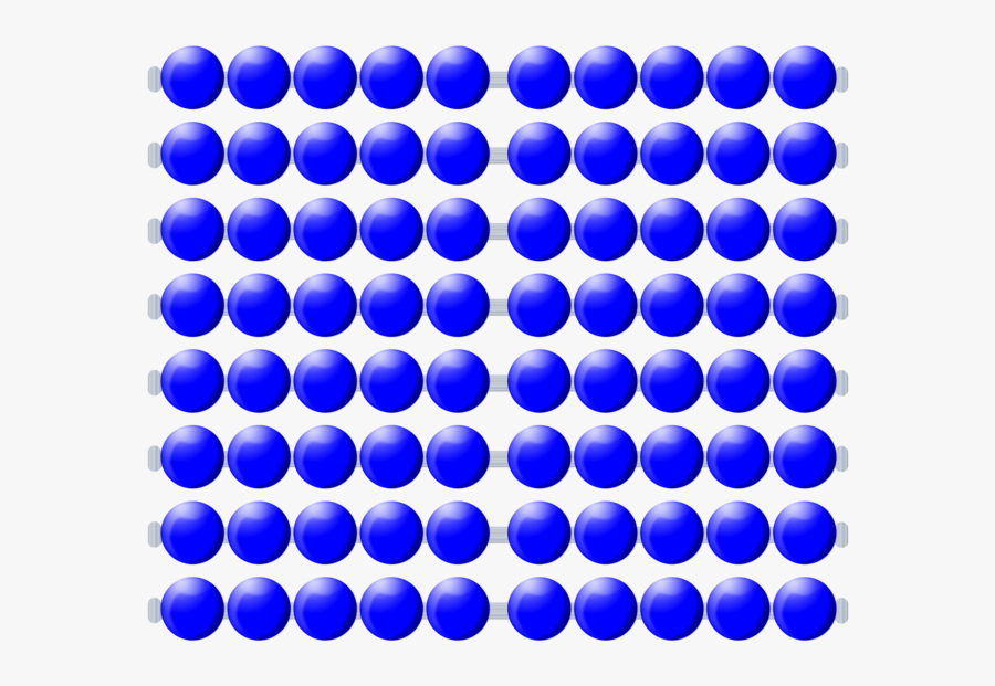 Blue,symmetry,area - 10 Beads Clipart, Transparent Clipart