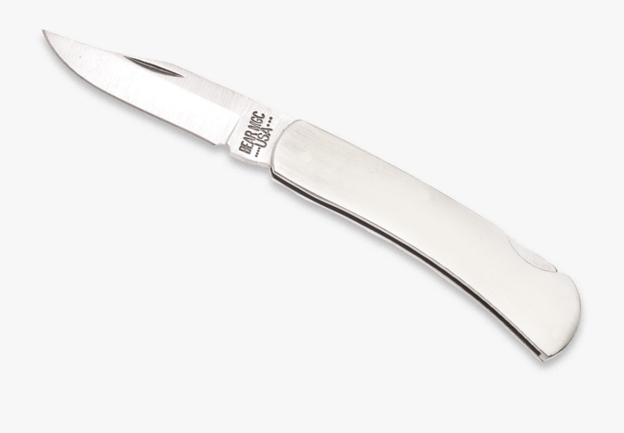 Transparent Knife Clipart Black And White - Hunting Knife, Transparent Clipart