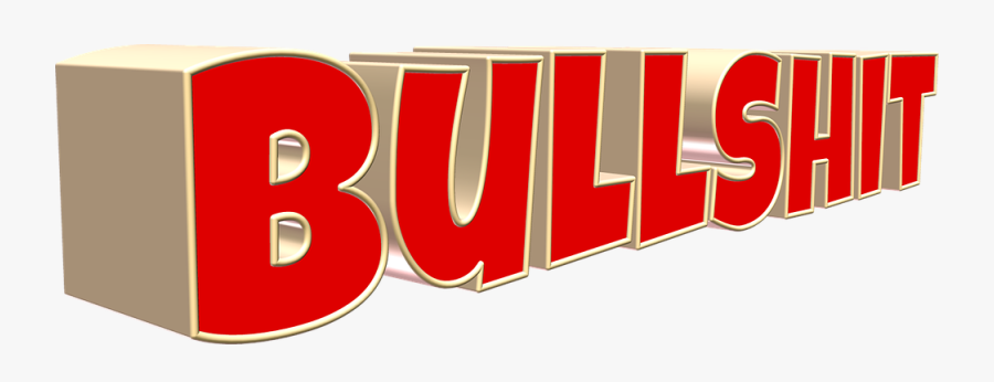 Lettering Crap Bullshit - Bullshit Transparent Background, Transparent Clipart