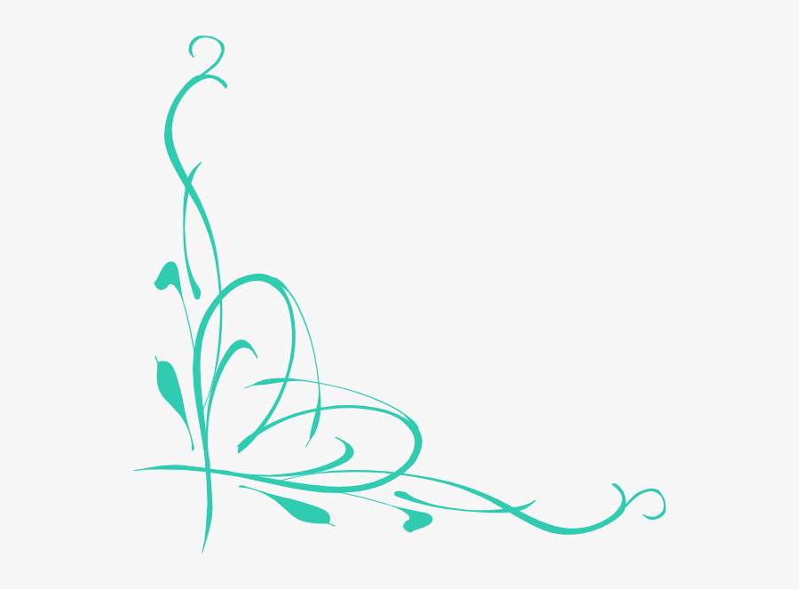 How To Set Use Heart Vine Clipart - Blue Vines Png, Transparent Clipart