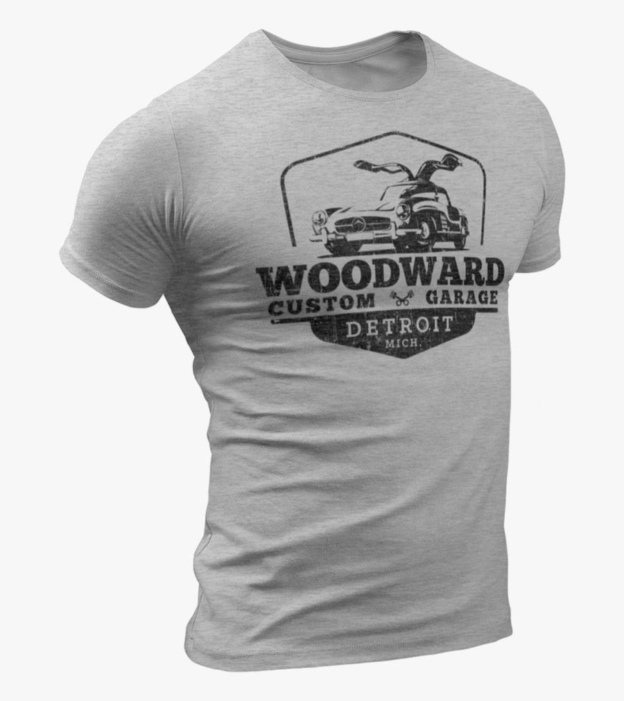 Woodward Garage T Shirt 2 By Detroit T Shirts Llc Detroit - Hustler T Shirt, Transparent Clipart