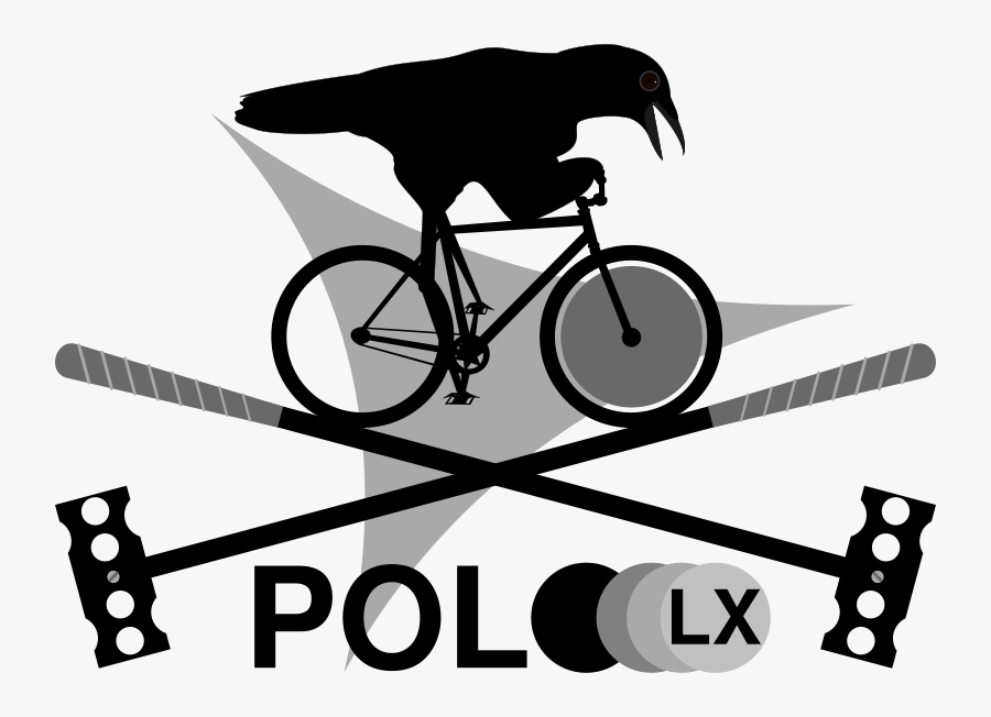 Liga De Polo De Rua De Lisboa - Black Crow Bike, Transparent Clipart