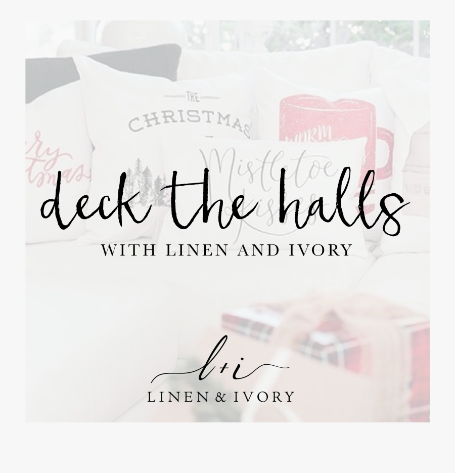 Transparent Christmas Decor Png - Calligraphy, Transparent Clipart