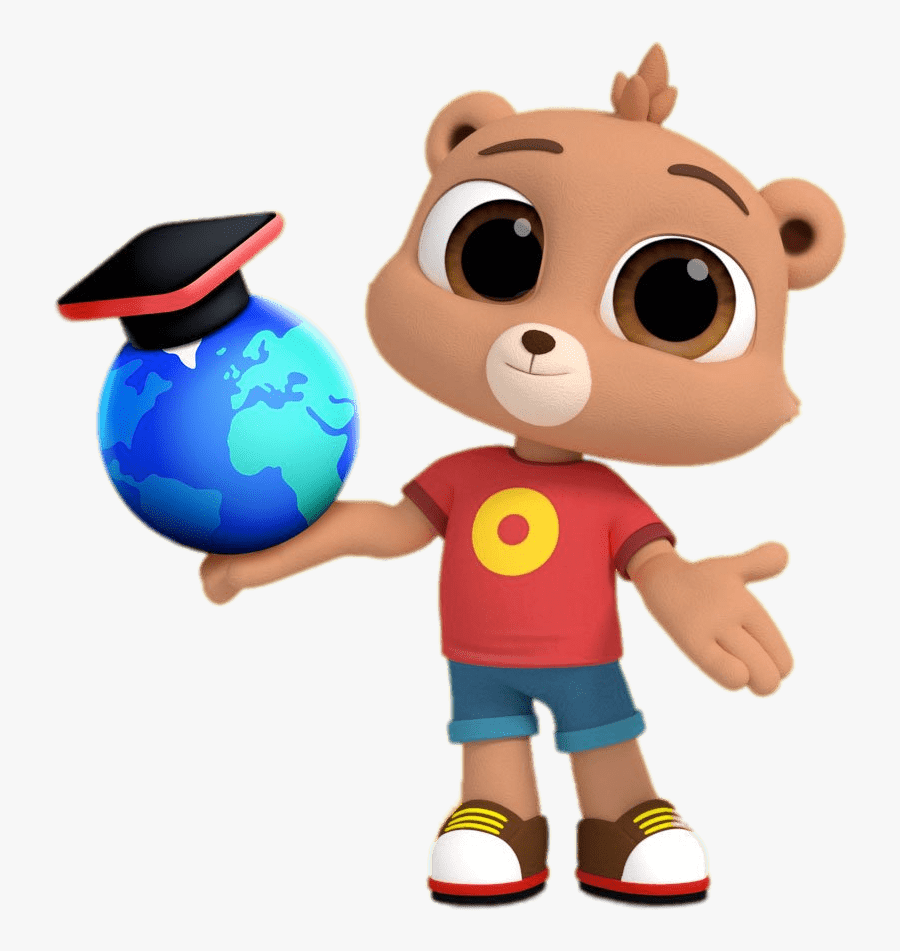 Polo Marco Holding Earth - Cartoon, Transparent Clipart