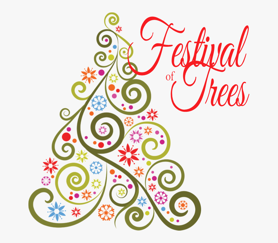 Festival Of Trees - Abstract Christmas Tree, Transparent Clipart