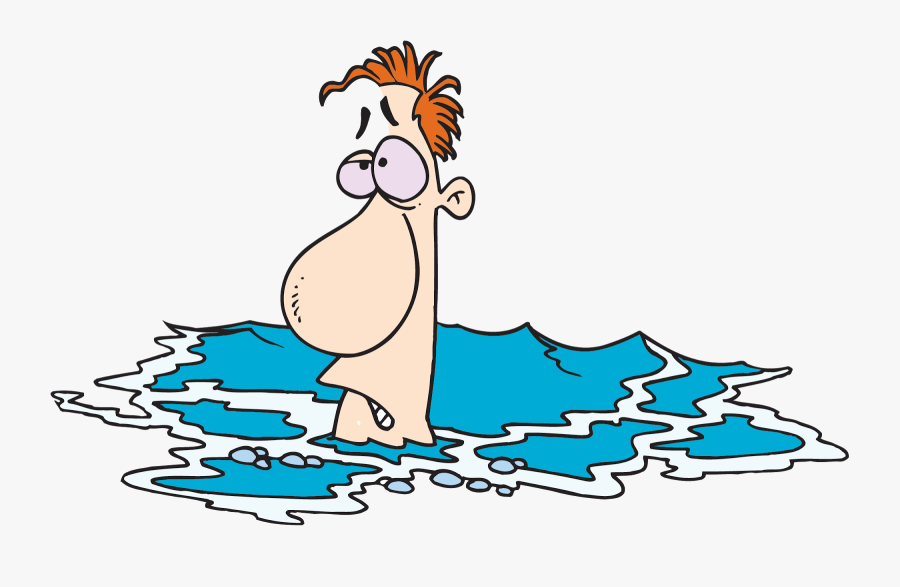 Swimming Clipart Elephant - Person Drowning Png, Transparent Clipart