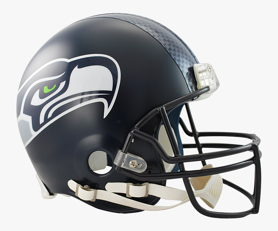 Seattle Seahawks Vsr4 Authentic Helmet - Seattle Seahawks Replica Helmet, Transparent Clipart