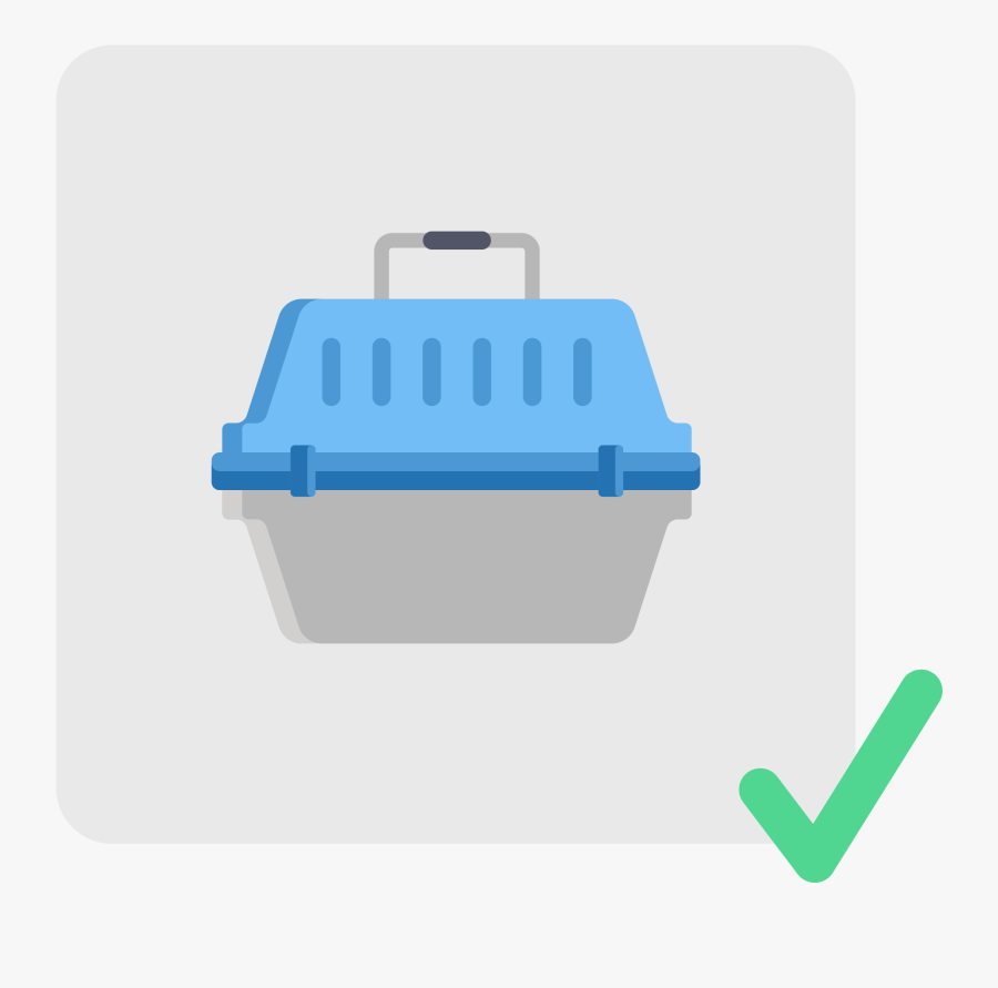Pet Carrier Or Crate, Transparent Clipart