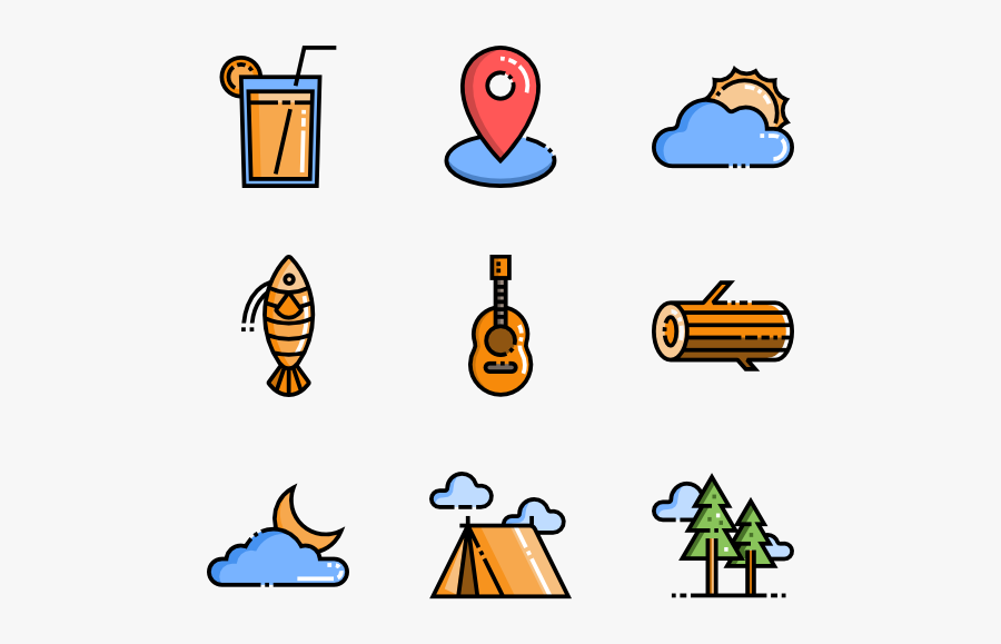 Vector 8 Tent, Transparent Clipart