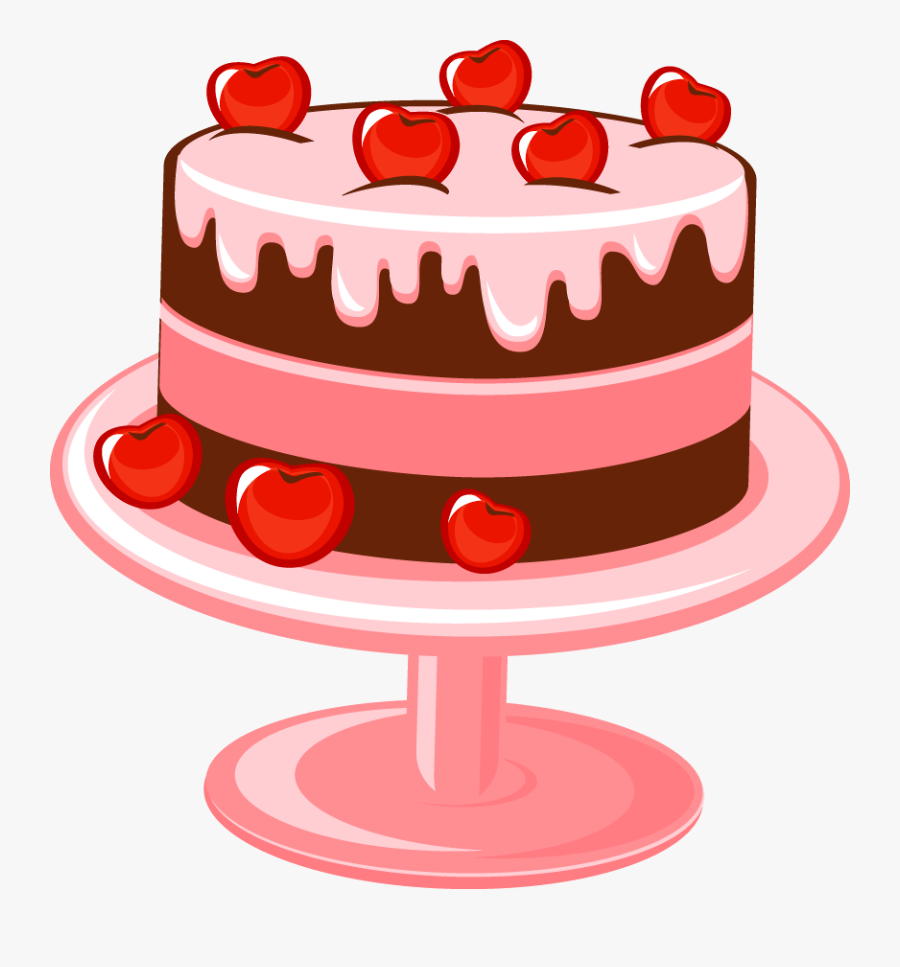 Peppermint Clipart Peppermint Stick - Clipart Of Cake On A Cake Stand, Transparent Clipart