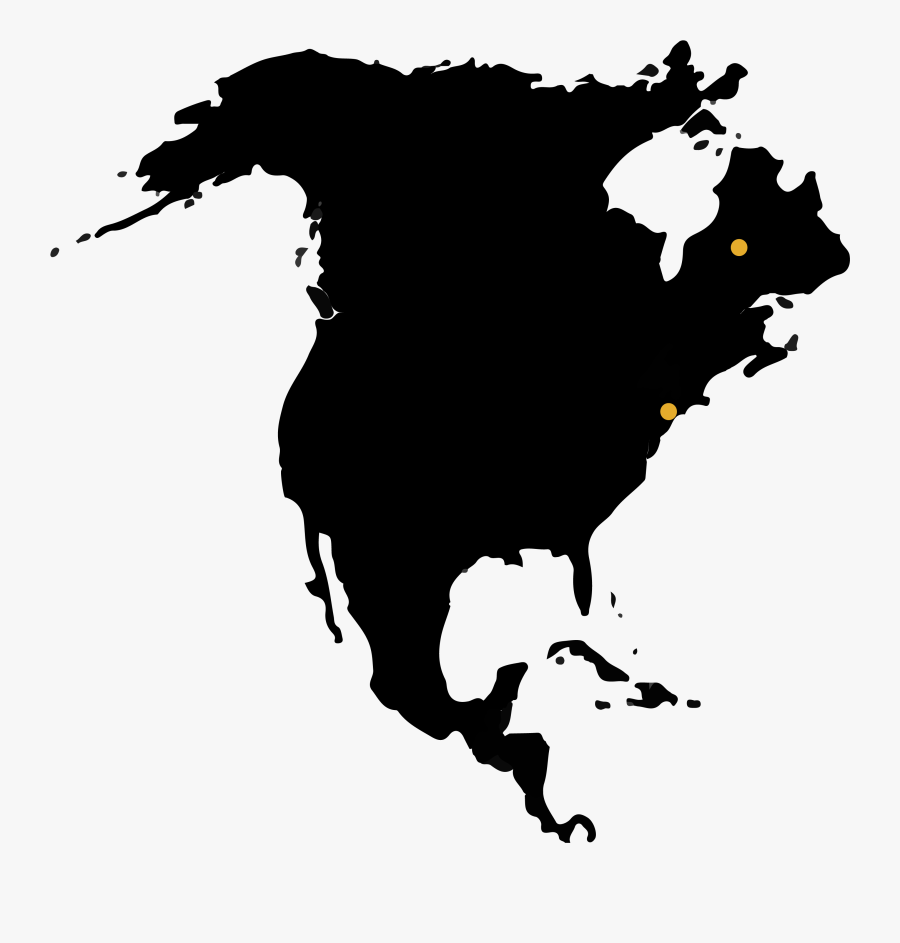 Team Image - North America Map Transparent, Transparent Clipart