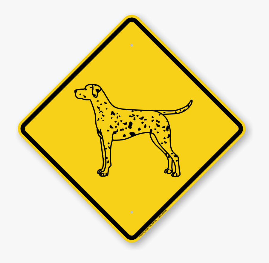 Dalmatian Symbol Guard Dog Sign - Hunting Dog, Transparent Clipart