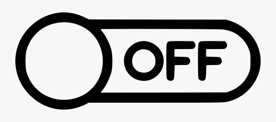 Button Switch Power Option Control Lever Off - Circle, Transparent Clipart