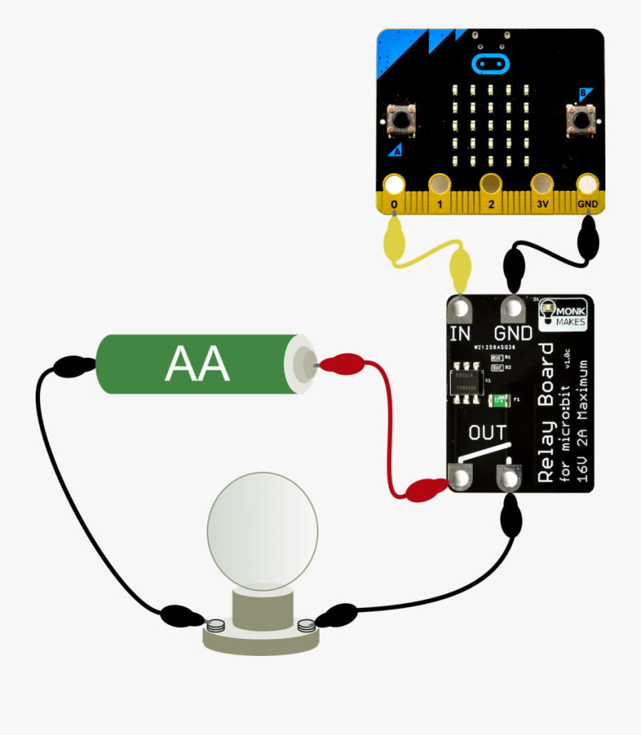 Here"s An Example Of How You Could Wire Up A Monkmakes - Connect Speaker To Micro Bit, Transparent Clipart