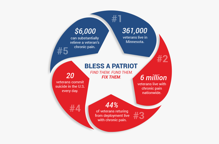 Pain Free Patriots Bless A Patriot Infographic - Label, Transparent Clipart