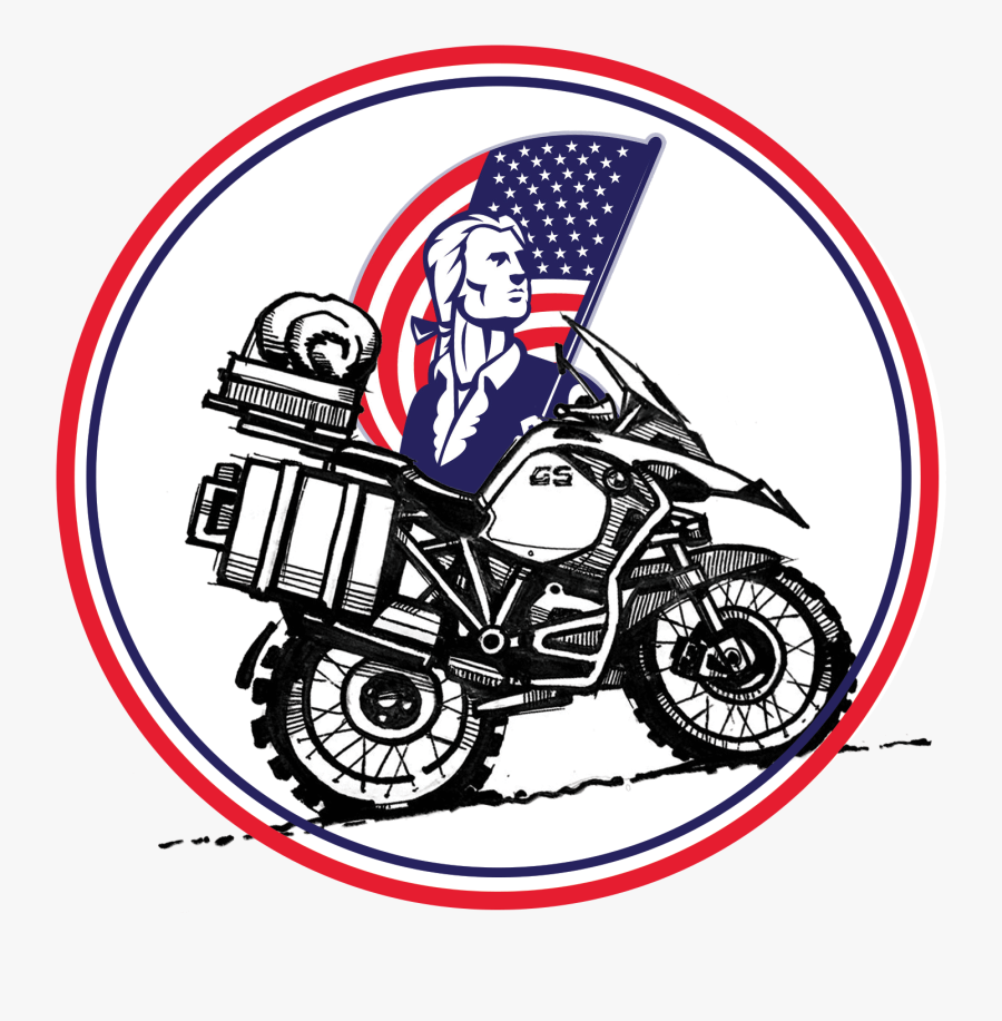 The Patriot Rider - Motorcycle, Transparent Clipart