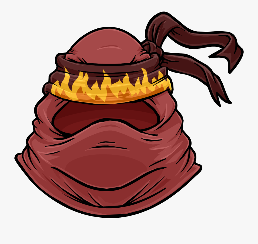 Club Penguin Card Jitsu Fire Clipart , Png Download - Club Penguin Fire Ninja Mask, Transparent Clipart