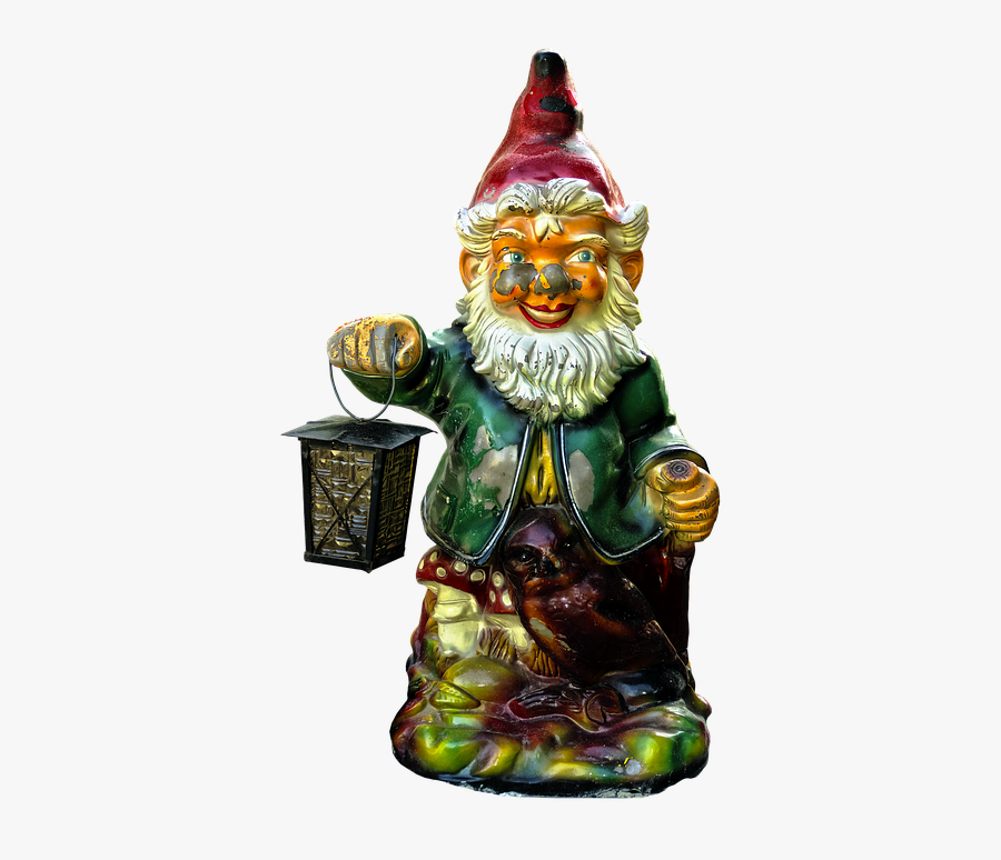Holiday Ornament,garden Gnome,statue,lawn Design,fictional - Garden Dwarf Png, Transparent Clipart