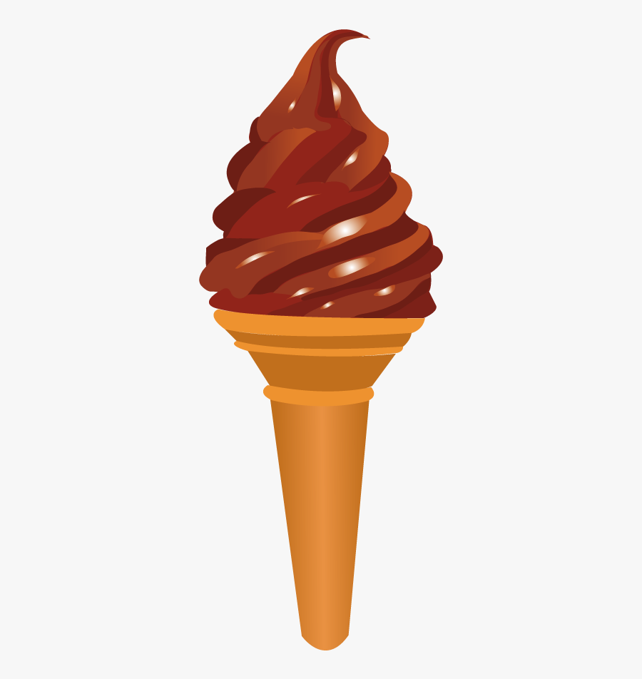 Chocolate Ice Cream Cone - Imagenes De Helados Cono, Transparent Clipart