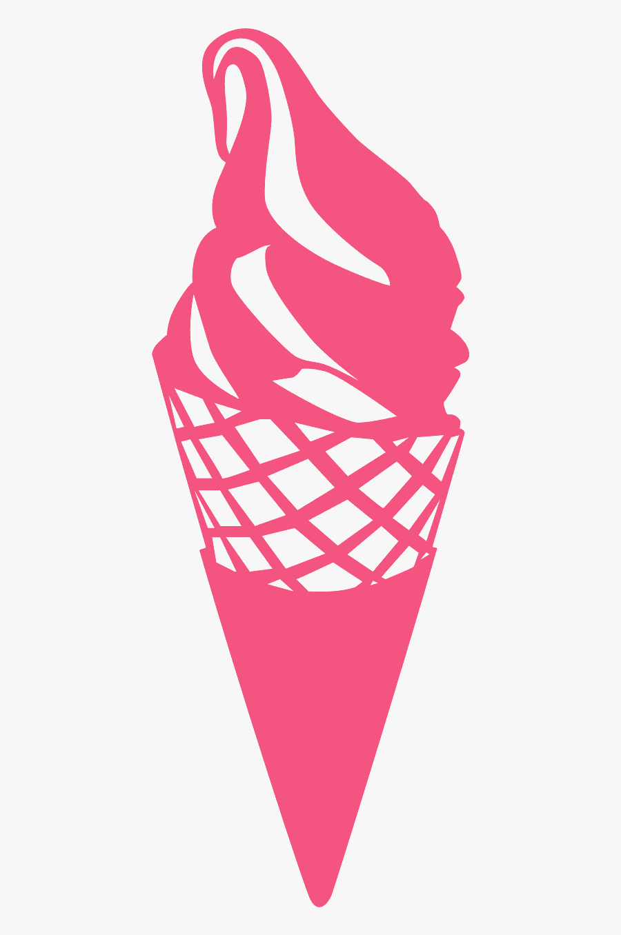 Ice Cream Stencil, Transparent Clipart