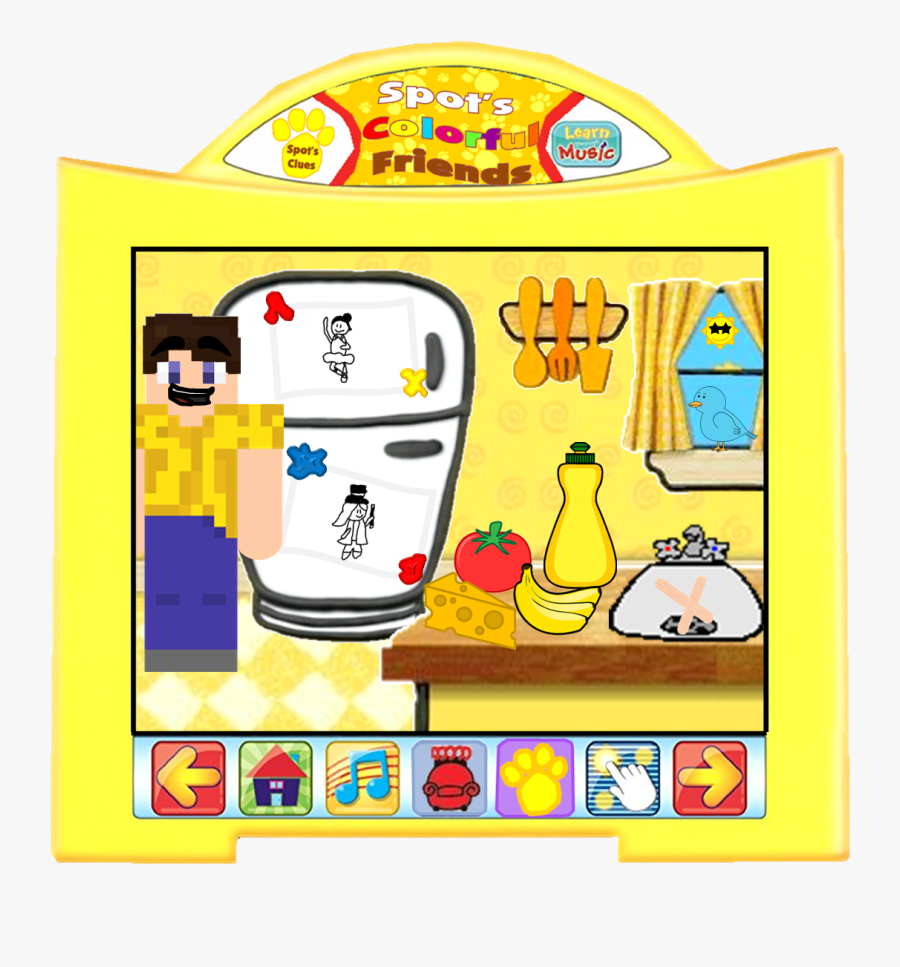 Clip Art Spots Colorful Friends Pinterest - Blue's Clues Blue's Colorful Friends, Transparent Clipart