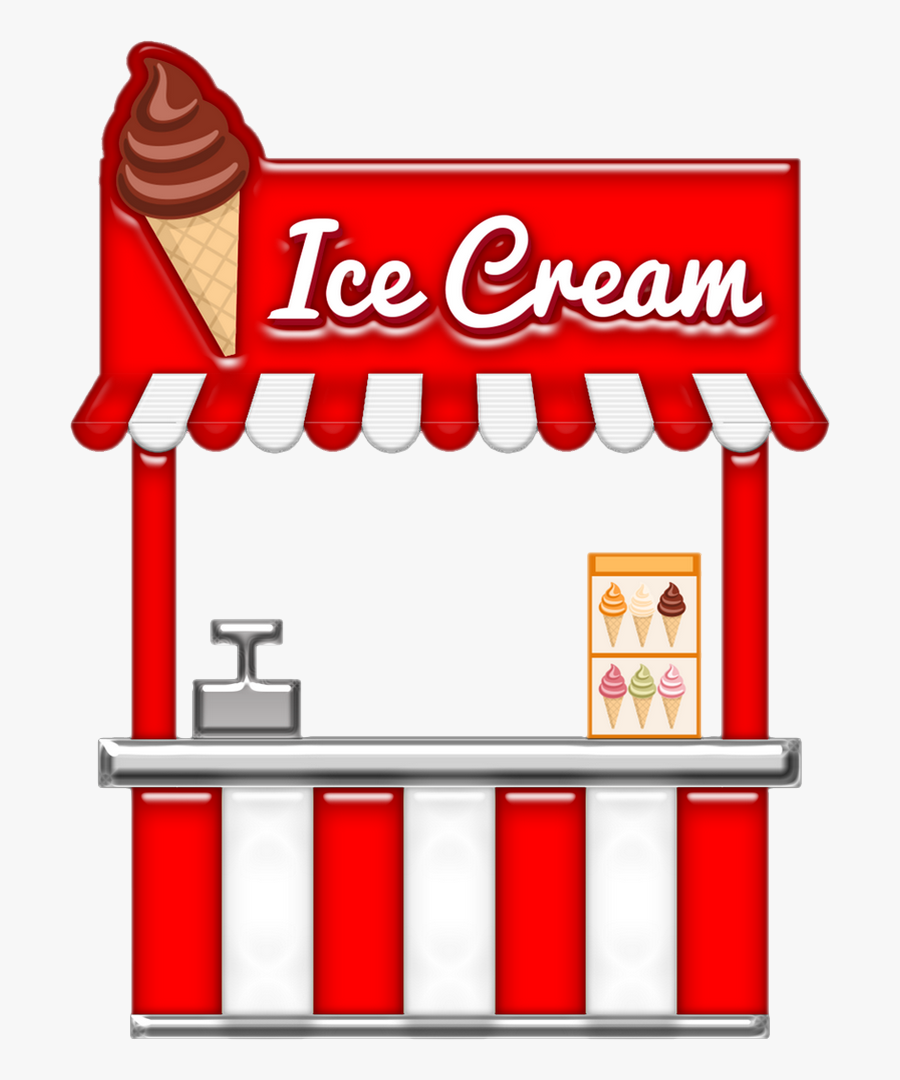 Tube Glace, Crème Glacée - Ice Cream Parlour Icon, Transparent Clipart
