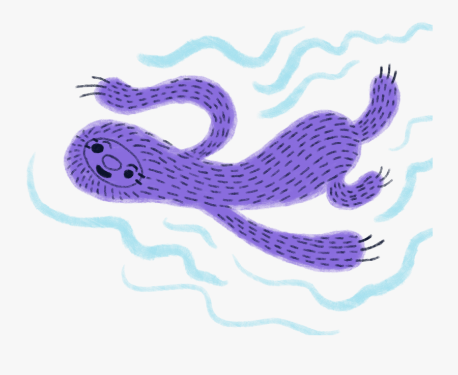 Splishsplash-sloth - Illustration, Transparent Clipart