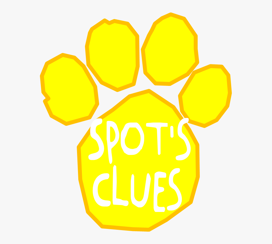 Spot"s Clues Logo - Spots Clues Paw Print, Transparent Clipart