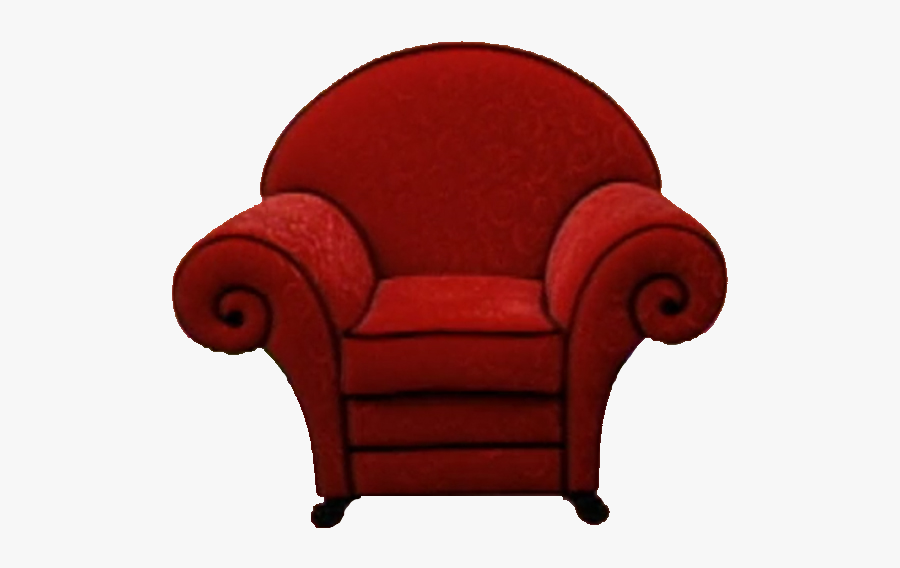 Furniture,chair,club Chair,red,recliner,couch - Blue's Clues Picture Frame, Transparent Clipart