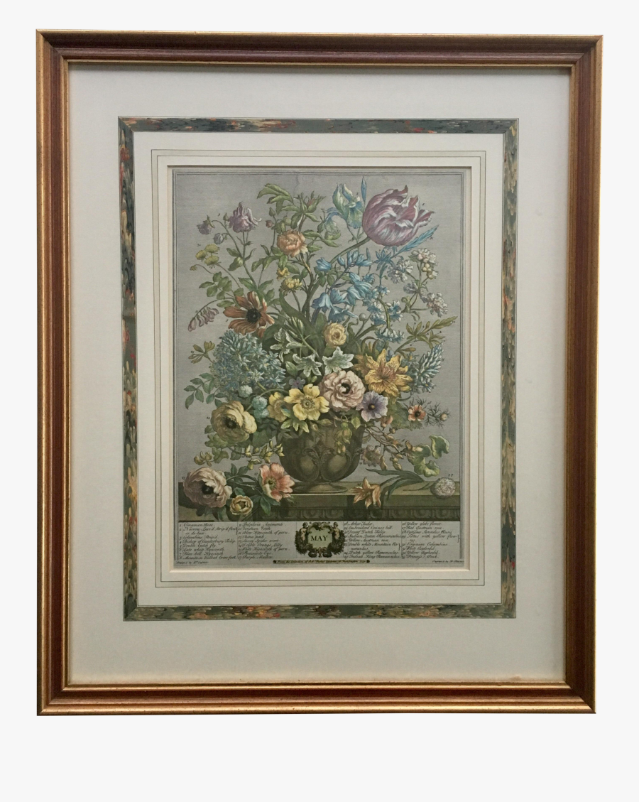 Clip Art Framed Print May By - Picture Frame, Transparent Clipart