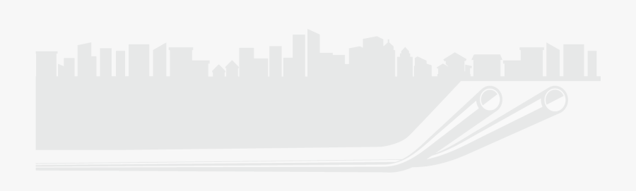 Decorative Pipeline Graphic - Skyline, Transparent Clipart