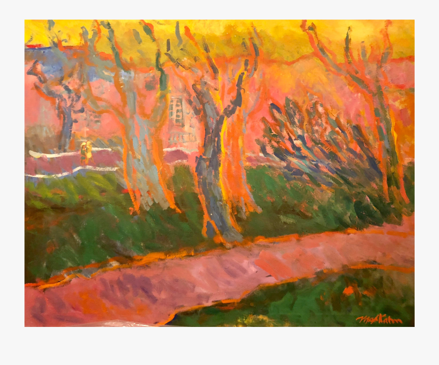 Landscape By Max Kahn - Modern Art, Transparent Clipart