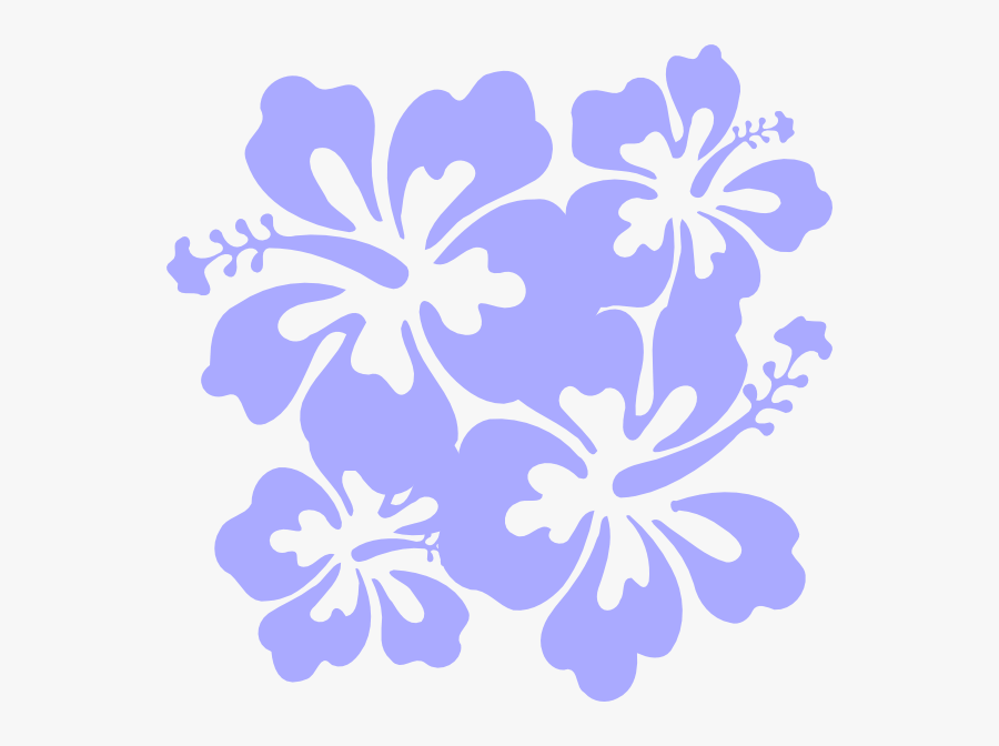 Hibiscus Svg Clip Arts - Blue And Green Flower Clipart, Transparent Clipart