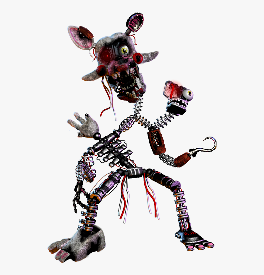 Hey Everyone Midnight Here I Made My Scrap Mangle , - Fnaf 1 2 3 4 5 6 Characters, Transparent Clipart