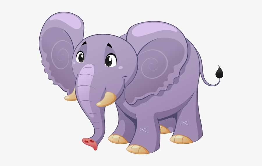 Cartoon Transparent Elephant Png, Transparent Clipart