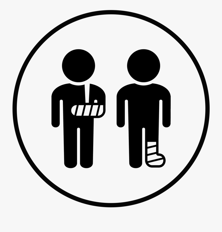 Broken Arm Or Leg, Transparent Clipart