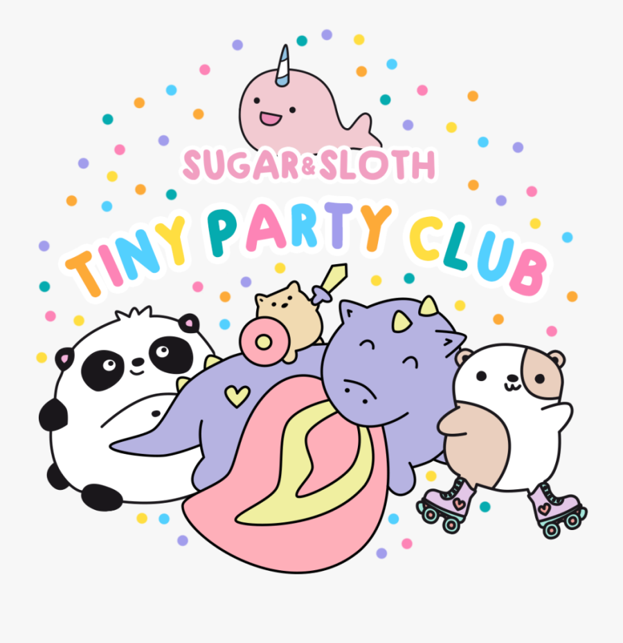 Tiny Party Club Subscription Box, Transparent Clipart