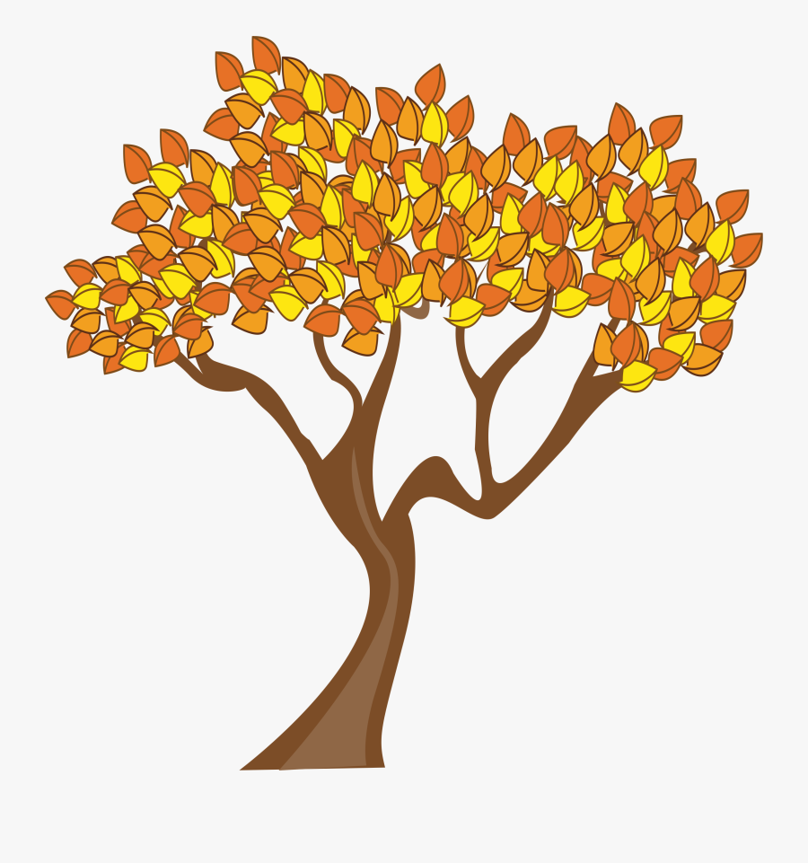 Graphic Download Autumn Trees Clipart - Tree In Autumn Clipart, Transparent Clipart