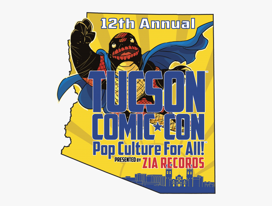 Tucson Comic Con 2018 Logo, Transparent Clipart