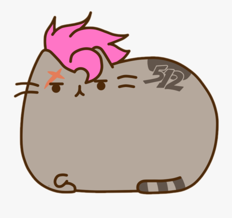 Crazy Pusheen - Pusheen, Transparent Clipart