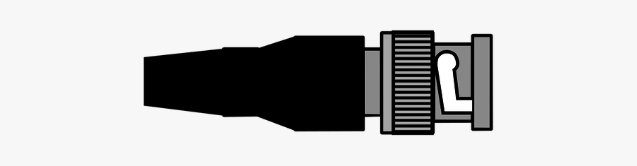 Bnc Male Plug Vector Image - Bnc Connector Vector, Transparent Clipart