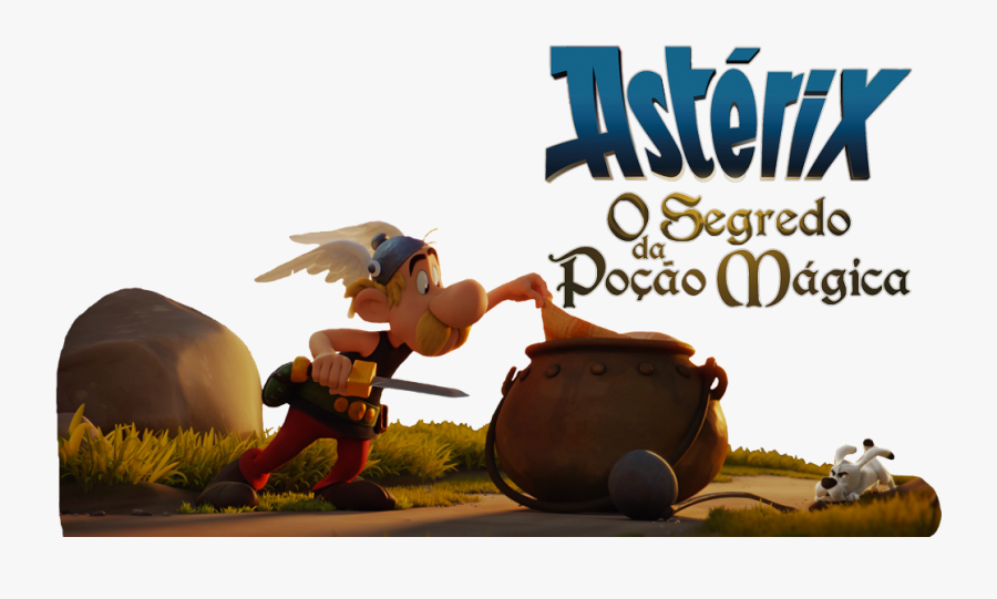 Asterix The Secret Of The Magic Potion Logo, Transparent Clipart